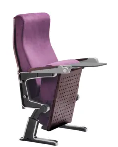 dark purple wooden auditorium seating cinema chair auditorium chair