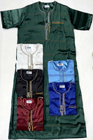 CCY 2026 Thobe moderne brillant pour homme musulman du Maroc, brodé, Jubba Musulman, Kandura, Abaya de prière, Jubbah longue, Thobe Ramadan, Boubou
