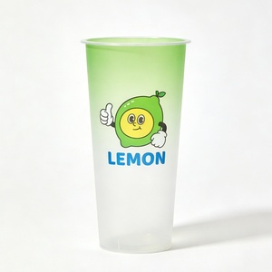 Vasos Desechables Cuadrados de PP Ecológicos con Tapas, Impresión de Logotipo Personalizado, Color Personalizado, Servicio OEM, 12oz, 14oz, 20oz, 32oz, 16oz - Product Image 6