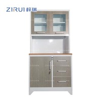 Armoire de cuisine moderne en acier inoxydable, meuble de rangement multifonctionnel, casiers, mobilier de maison