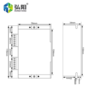 Controlador de Motor Paso a Paso Digital de <span class=keywords><strong>2</strong></span> Fases Leadshine DM542-05, 20-50 VCC, 1.0-4.<span class=keywords><strong>2</strong></span> A, 25600 Pasos para Enrutadores CNC - Product Image 3