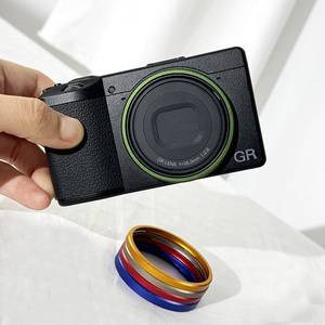 Bague de décoration d'objectif d'appareil photo en aluminium pour <span class=keywords><strong>Ricoh</strong></span> GR <span class=keywords><strong>III</strong></span> X GR3X Remplace - Product Image 2