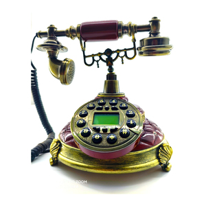 price high quality antique style landline home phone rotary dial