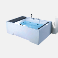 Baignoire moderne avec sortie cascade pour baignoire confortable baignoire autoportante meubles de salle de bain