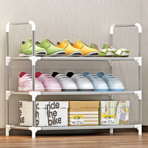 <span class=keywords><strong>Scarpiera</strong></span> Domestica a 3 Ripiani, Semplice Portascarpe per Bambini con Disegni Cartoon, <span class=keywords><strong>Impermeabile</strong></span>, Stretto, per Conservazione Scarpe - Product Image 3