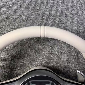 Housse de <span class=keywords><strong>volant</strong></span> en daim pour <span class=keywords><strong>Mercedes</strong></span> Benz S550 SL C300 GLK350 SE, cuir Alcantara sport, très demandée - Product Image 5