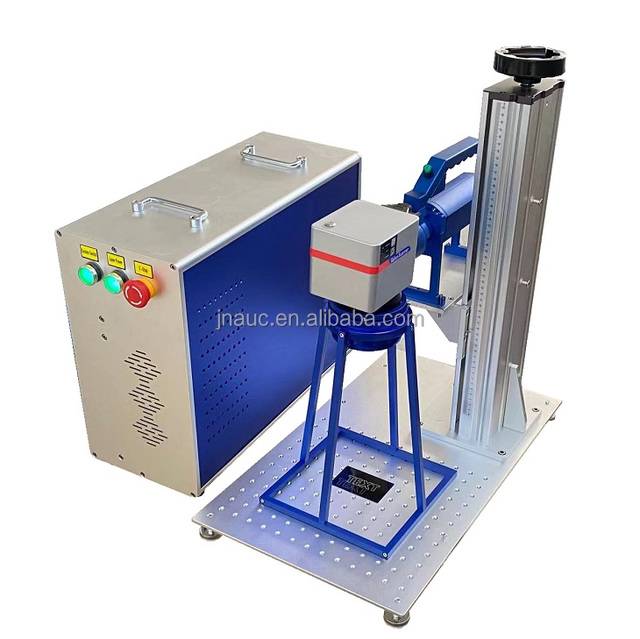 Portable 20w 30w 50w Fiber Handheld Laser Marking Machine Laser Printer for Marking Expiry Date Barcode Batch logo on Metal