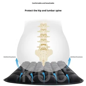 3D Inflatable TPU Anti-Decubitus 36 Seat <strong>Cushion</strong> for Home Office &amp; Outdoor Chairs Breathable Pressure Relief Can Sit <strong>Long</strong> Time - Product Image 2