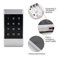 Cerradura Digital Antirrobo Duradera para Gabinetes con Teclado, para Hogar y Oficina, Segura, con Contraseña DIY, para Cajones y Muebles