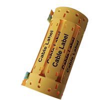 Étiquette de câble d'identification en polyoléfine sans halogène Marqueur Tube Fil Étiquette Manchon Marqueur Bandes Étiquette Carte
