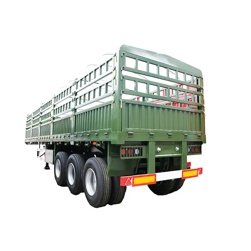 Fence Semi Trailer Animal Fence Transport Cattle Trailers Animal Transport Fence Semi Trailer