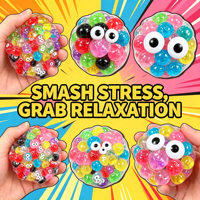 Jouet sensoriel anti-stress Southpeak Vibrant Crunch Ball avec remplissage de sable de porcelaine pour soulager l'anxiété et le TDAH