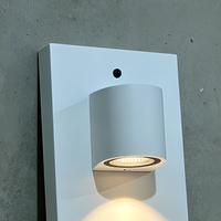 Plaque de porte lumineuse à LED, panneau mural pour maison, signalétique d'adresse en acier inoxydable pour hôtel et appartement
