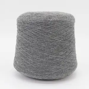 Cheap Wholesale High Quality BlendedarnYarn 28NM/2 70%Polyester Bulk 30% Acrylic Yarn Color Spun Flower Grey Sweater Yarn