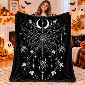 Custom Halloween DIY Coloring Personalized <b>Blanket</b> Sofa Flannel Fleece <b>Blanket</b> for Bedroom Gift Use - Product Image 3