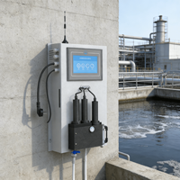 Sistema de Monitoreo de Calidad del Agua Multiparamétrico en Línea, Modelo Personalizado, Sensor Integrado, Estación de Análisis de Agua