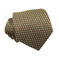 Cravates pour hommes Faits à la main Unique Classique Géométrique Marque privée Marron Luxe 100% Soie Jacquard Tissé Cravates importées pour hommes