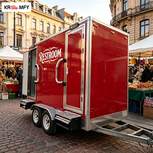 Luxury Mobile Restroom Fully Equipped DOT VIN <b>Camping</b> Bathroom Durable VIP Toilet Trailer - Product Image 4