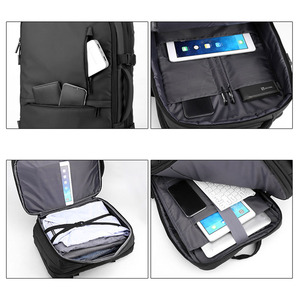 Custom Scalable <b>Large</b> Capacity Oxford <b>Rucksack</b> Zipper Extensible Outdoor Sport Travel Business Waterproof Unisex Anti-Theft USB - Product Image 6