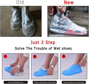Bottes et Chaussures de Pluie Portables et Imperméables en Gel de Silice – Équipement Essentiel pour les Cadeaux d'Affaires et le Camping - Product Image 4