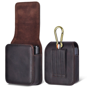 PULOKA <span class=keywords><strong>Pochette</strong></span> de Téléphone Ceinture en Cuir PU Marron pour Z <span class=keywords><strong>Flip</strong></span> 2 3 <span class=keywords><strong>4</strong></span> 5 – Offre Spéciale - Product Image 1