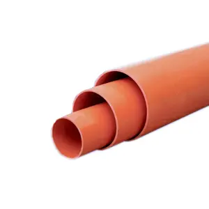 C-pvc orange conduit pipe 25mm 20cm Diameter Plastic power pipe Power protection sleeve