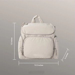 Mochila Pañalera con Logotipo Personalizado, Gran Capacidad, Múltiples Bolsillos, Bolsa de Viaje para Mamá, Resistente al Agua, de Nailon, para Padres - Product Image 6