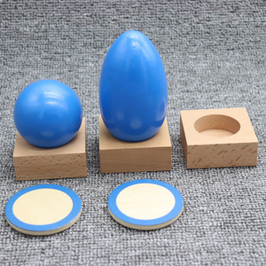 Đồ Chơi Học Tập Mầm Non Chất Rắn Hình Học Đồ Chơi Montessori Bằng Gỗ Trò Chơi Toán Học Đồ Chơi Khối Đồ Dùng Tại Nhà Cơ Bản - Product Image 4