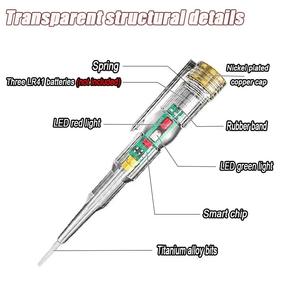 Ferramentas Elétricas para Eletricistas, Testador de Voltagem, Chave de Fenda Caneta Testadora de Voltagem - Product Image 5