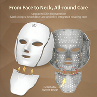 Masseur facial multifonctionnel portable sans fil rechargeable en plastique pour soins de la peau à domicile et en voyage, avec fonction cou