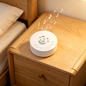 Batterie rechargeable 300 mAh, 18 sons apaisants, aide au sommeil pour adultes et enfants, bruit blanc <span class=keywords><strong>de</strong></span> <span class=keywords><strong>la</strong></span> <span class=keywords><strong>pluie</strong></span> - Product Image 1