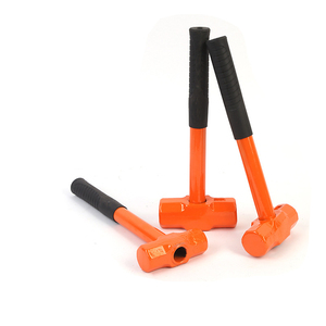 Martillo de trineo con mango de fibra de vidrio de 5kg, martillo de maquinista de acero de alto carbono con martillo de ajuste de servicio OEM - Product Image 1