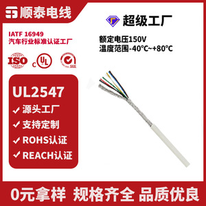 สายสัญญาณพีวีซีแบบหลายแกน Ul2547 แบบกำหนดเอง ขนาด 28awg 2-3 แกน สำหรับชิ้นส่วนภายในอุปกรณ์ไฟฟ้า - Product Image 2