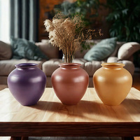 Vase à fleurs en métal personnalisé de style Art déco et nordique, écologique, pour la décoration de bureau et de maison (vente en gros)