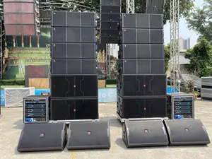 Dual 12 Inch 3 Way Passive Waterproof Concert Stage Sound System Professional Audio Line Array Speakers