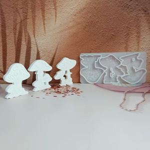 Moule en silicone pour résine fait main, style DIY, ornements décoratifs et outils pour gâteaux, pour la fabrication de résine, moule en plâtre - Product Image 3