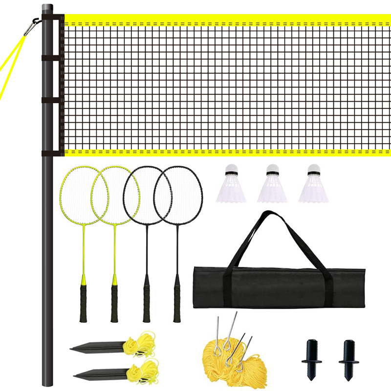 Wholesale Lightweight Badminton Set With Easy-to-install Net Portable for Sports Training and Entertainment