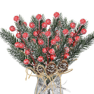 Gold Realistic Plastic Artificial Berry <strong>Christmas</strong> Garland for Door Entry Holiday Decoration <strong>Christmas</strong> Time-Limited <strong>Offer</strong> - Product Image 1