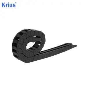 Krius 10X20ไนล่อนพลาสติกลากโซ่สำหรับเครื่อง Cnc ผู้ให้บริการสายเคเบิล