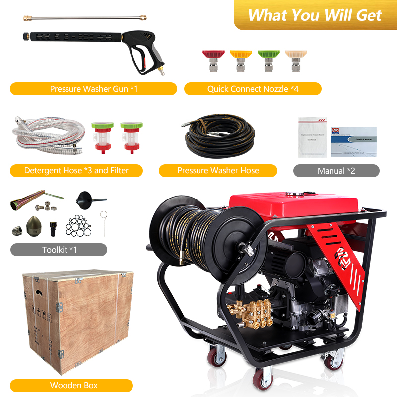 mini reel sewer jetter