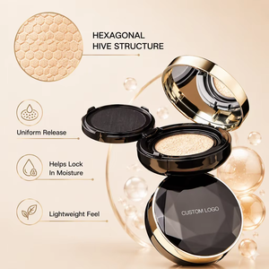 <span class=keywords><strong>Crème</strong></span> BB/<span class=keywords><strong>CC</strong></span> coussin d'air personnalisable, waterproof, anti-brillance, SPF30+, fond de teint hydratant, éclaircissant naturel, maquillage pour carnations foncées - Product Image 4
