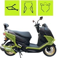 FOMOKER Nuevas Barras Protectoras de Acero al Carbono para Motor y Escape, Accesorios de Protección para Motocicleta, Color Negro, Compatibles con Yamaha Xingying 125
