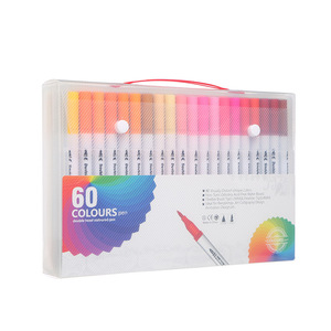 Marcadores de Acuarela de Doble Punta, Punta Suave y Flexible, Juego de Arte para Estudiantes, Pincel de Acuarela con Suministros de Arte Básicos - Product Image 2