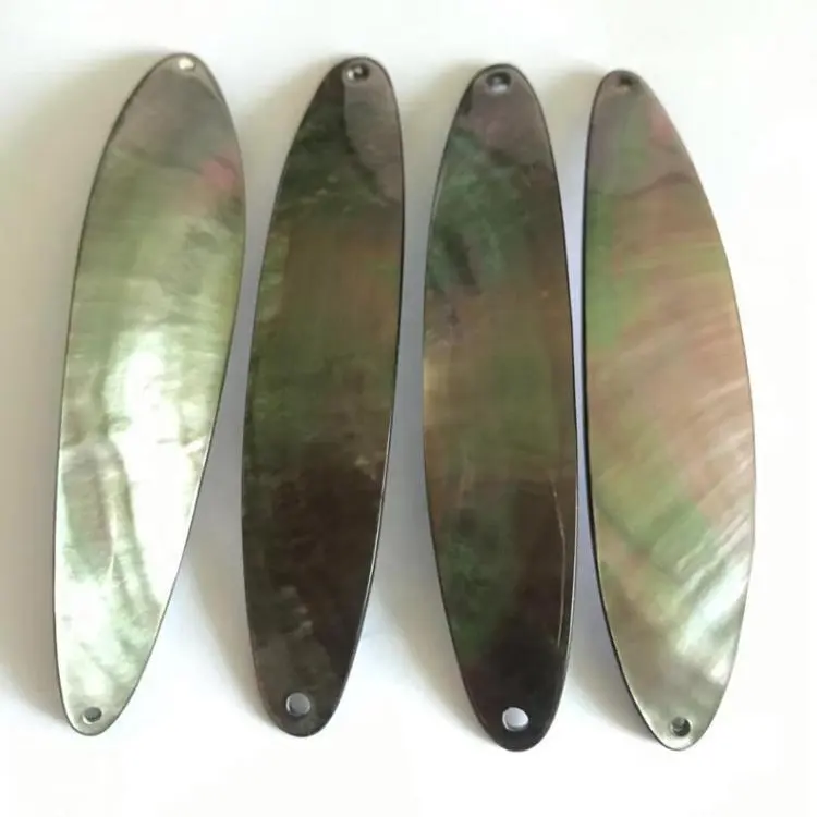 black lip mother of pearl shell fishing spoon lures