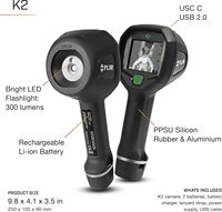 Cámara Termográfica Compacta K2 para Bomberos, Imágenes Dinámicas Multiespectrales MSX, 160x120 Píxeles, 75mk Térmicas