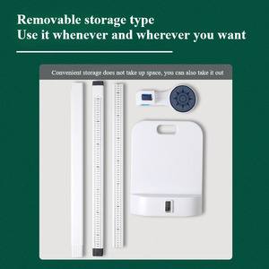 Esame sanitario manuale bambino adulto 210CM altezza altezza corpo asta parete Laser stadiometro macchina altezza peso scala - Product Image 3