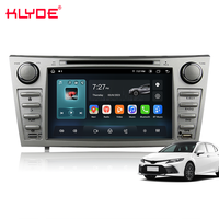 Écran de voiture stéréo DSP Android 13 avec GPS intégré, CarPlay sans fil RGB, Android Auto pour lecteur multimédia pour Camry 2007-2011