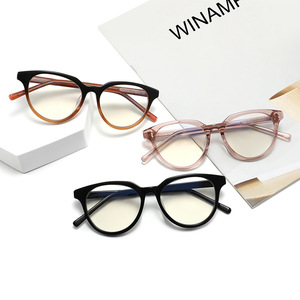 Lunettes de vue Conchen à monture ronde anti-lumière bleue, extra larges, en acétate, unisexes, avec verres correcteurs - Product Image 4