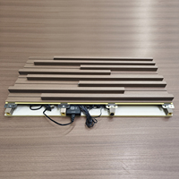 Décoration intérieure, panneaux muraux en bambou imperméables à effet grain de bois, design à effet étoilé, panneaux muraux combinables librement pour fond