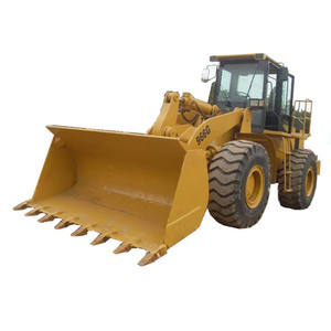 Chargeur sur pneus hydraulique Caterpillar 966G d'origine 6-8 tonnes pour CAT 966H à vendre Charge nominale de 5 tonnes avec moteur central - Product Image 1